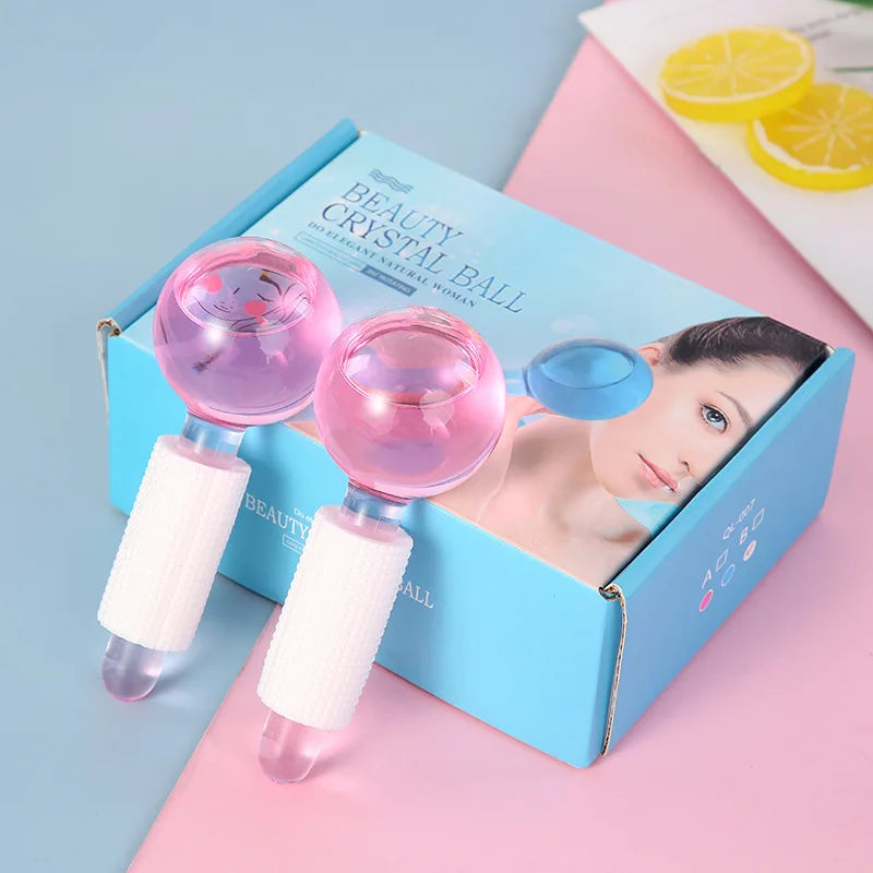 Massageador de pele Beauty Crystal Ball para rosto e corpo